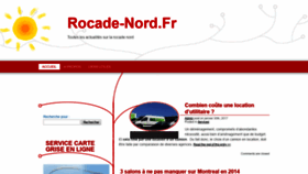 What Rocade-nord.fr website looked like in 2019 (5 years ago)