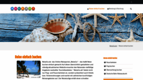 What Reisego.de website looked like in 2019 (7 years ago)