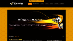 What Radiocolmeia.com.br website looked like in 2019 (5 years ago)