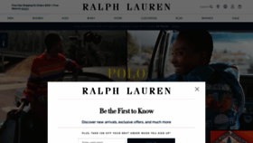 What Ralphlauren.com.tr website looked like in 2019 (5 years ago)