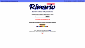 What Rimario.net website looked like in 2019 (5 years ago)
