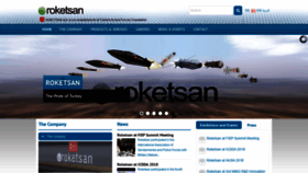 What Roketsan.com.tr website looked like in 2019 (5 years ago)