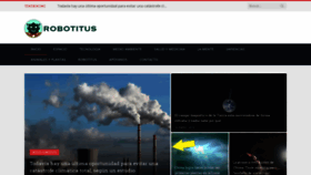 What Robotitus.com website looked like in 2019 (5 years ago)