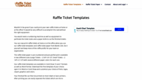 What Raffletickettemplates.org website looked like in 2019 (5 years ago)