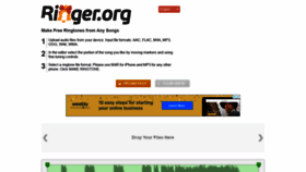 What Ringer.org website looked like in 2019 (5 years ago)