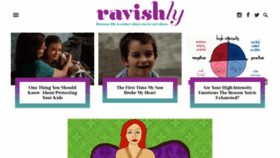 What Ravishly.com website looked like in 2019 (5 years ago)