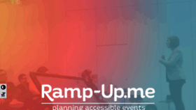 What Ramp-up.me website looked like in 2019 (5 years ago)