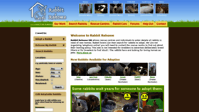 What Rabbitrehome.org.uk website looked like in 2019 (5 years ago)