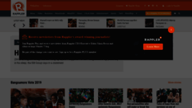 What Rappler.com website looked like in 2019 (6 years ago)