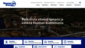 What Raumanenergia.fi website looked like in 2019 (5 years ago)
