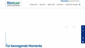 What Rheinland-versicherungen.de website looked like in 2019 (5 years ago)
