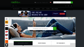 What Radio.pl website looked like in 2019 (5 years ago)