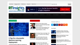 What Rtinsights.com website looked like in 2019 (5 years ago)
