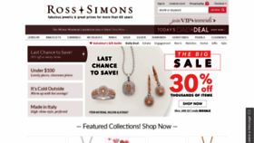What Ross-simons.com website looked like in 2019 (5 years ago)