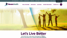 What Reverehealth.com website looked like in 2019 (5 years ago)