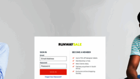What Runwaysale.co.za website looked like in 2019 (5 years ago)