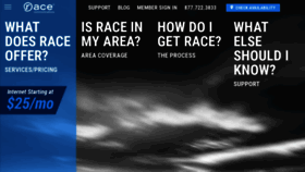 What Race.com website looked like in 2019 (5 years ago)