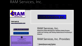 What Ramservicesinc.com website looked like in 2019 (5 years ago)