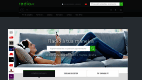 What Radio.pt website looked like in 2019 (5 years ago)