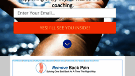 What Removebackpain.com website looked like in 2019 (5 years ago)