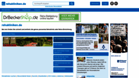 What Rehakliniken.de website looked like in 2019 (7 years ago)