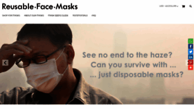 What Reusablefacemasks.com website looked like in 2019 (5 years ago)
