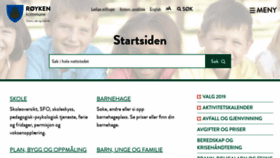 What Royken.kommune.no website looked like in 2019 (5 years ago)