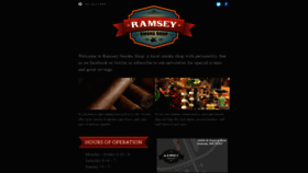 What Ramseysmokeshop.com website looked like in 2019 (5 years ago)