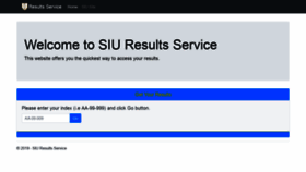 What Results.siu-sd.com website looked like in 2019 (5 years ago)