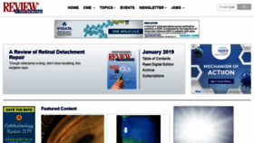 What Reviewofophthalmology.com website looked like in 2019 (5 years ago)