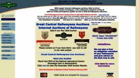 What Railwayana.net website looked like in 2019 (5 years ago)