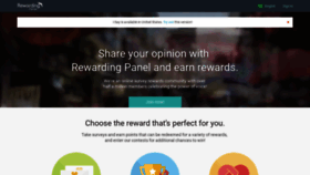 What Rewardingpanel.com website looked like in 2019 (5 years ago)