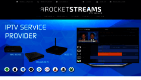 What Rocketstreams.tv website looked like in 2019 (5 years ago)