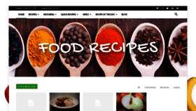 What Recetasfacilescocina.com website looked like in 2019 (5 years ago)