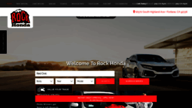What Rockhonda.com website looked like in 2019 (5 years ago)