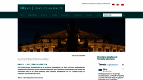 What Rumpf-rechtsanwaelte.de website looked like in 2019 (5 years ago)