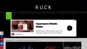 What Ruck.co.uk website looked like in 2019 (5 years ago)