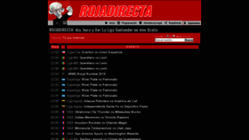 What Rojadirecta.live website looked like in 2019 (5 years ago)