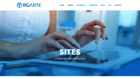What Rgarte.com.br website looked like in 2019 (5 years ago)