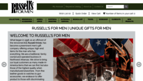 What Russellsformen.com website looked like in 2019 (5 years ago)