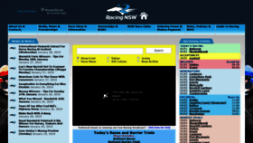 What Racingnsw.com.au website looked like in 2019 (5 years ago)