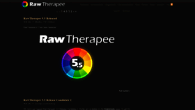 What Rawtherapee.com website looked like in 2019 (5 years ago)