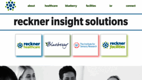 What Reckner.com website looked like in 2019 (5 years ago)