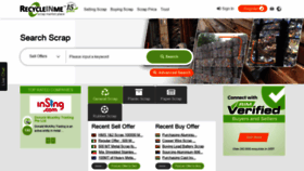 What Recycleinme.com website looked like in 2019 (5 years ago)
