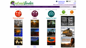 What Retreatfinder.com website looked like in 2019 (5 years ago)