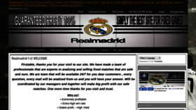 What Realmadrid-1x2.com website looked like in 2019 (5 years ago)