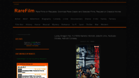 What Rarefilm.net website looked like in 2019 (5 years ago)