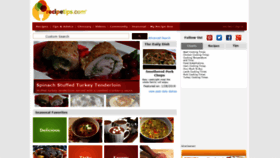 What Recipetips.com website looked like in 2019 (5 years ago)
