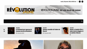 What Revolutionjaune.org website looked like in 2019 (5 years ago)