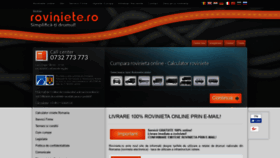 What Roviniete.ro website looked like in 2019 (7 years ago)